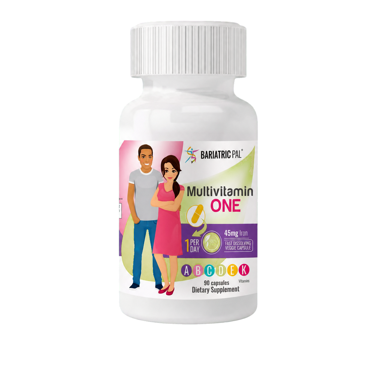 Frasco BariatricPal ONE com 45 mg de ferro